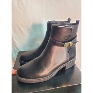 Giani Bernini Beccaa Womens Faux Leather Ankle Booties Size 9.5